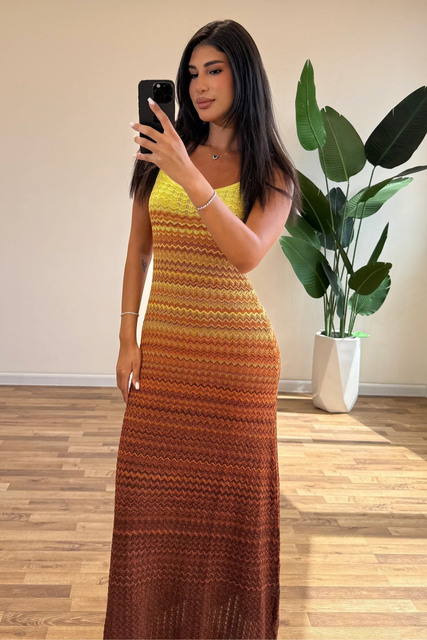 Margot Sunset Knit Maxi Dress