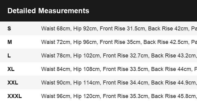 Size Guide