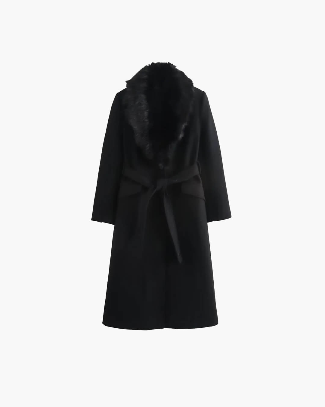 Lola maxi kåpe med fuskepelskrage