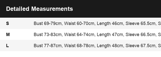 Size Guide