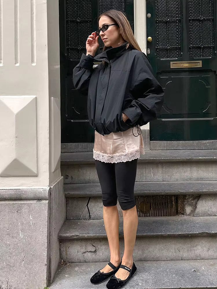 Joanna hettejakke vindjakke