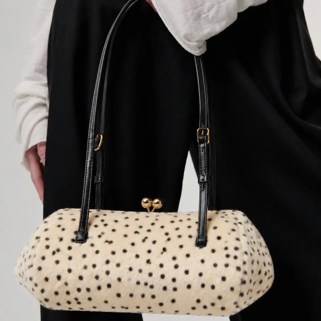Layla Cheetah Faux Fur Shoulder Bag
