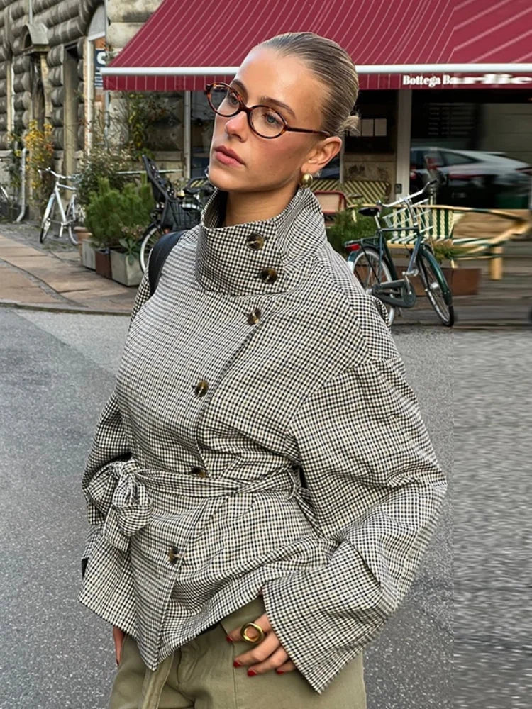 Mila rutete trenchcoat