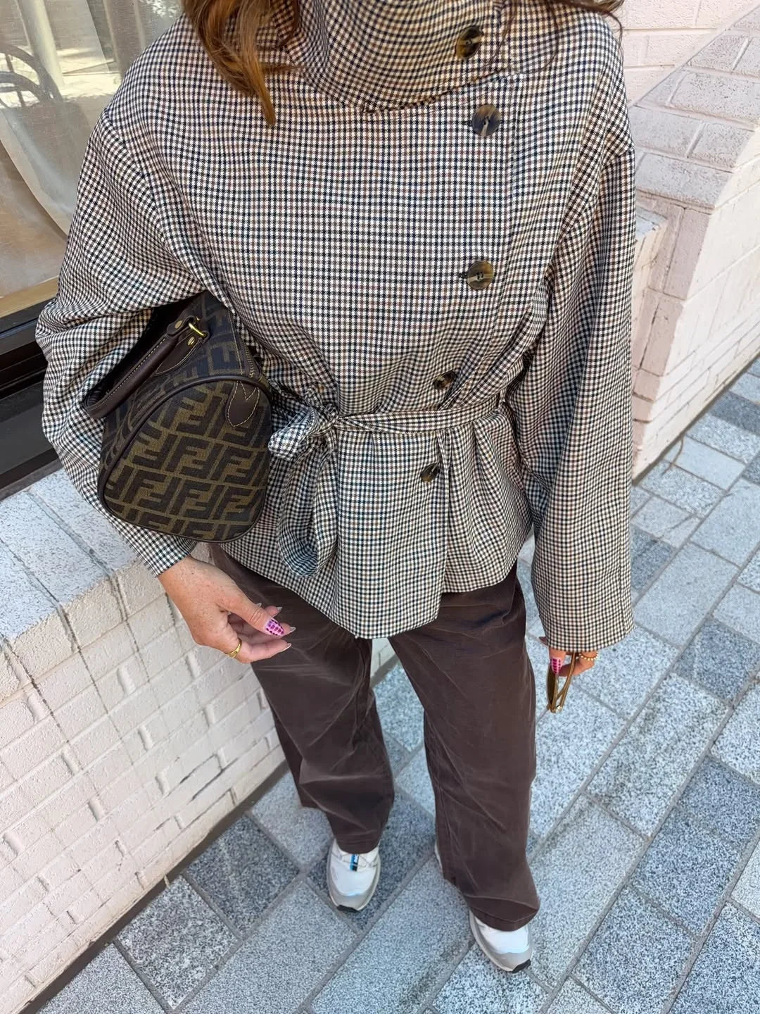Mila rutete trenchcoat