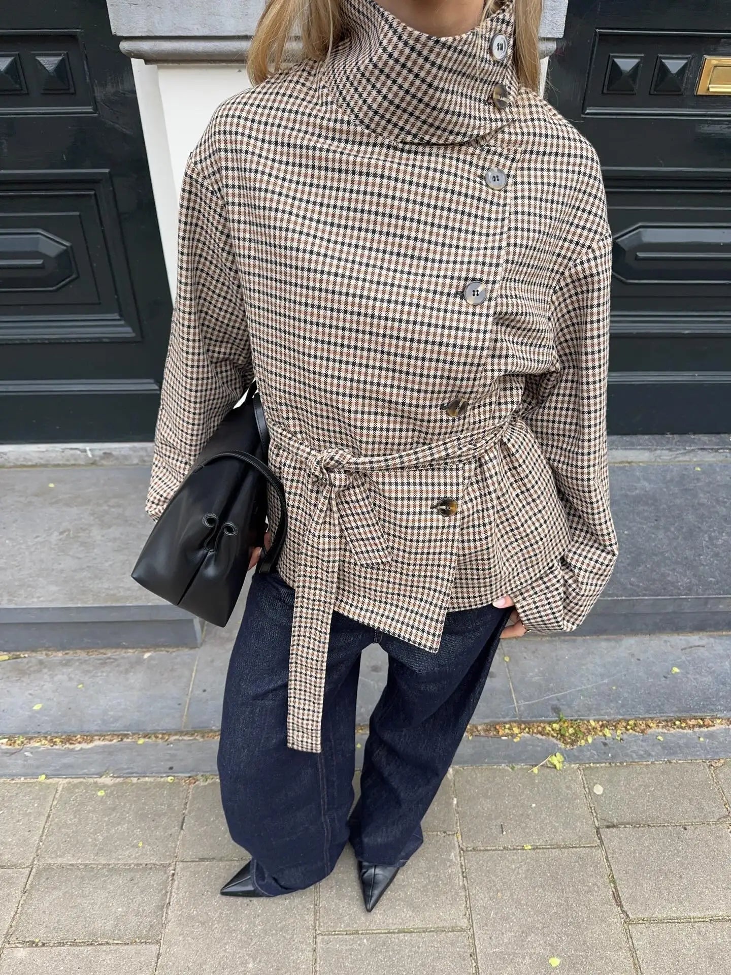 Mila rutete trenchcoat