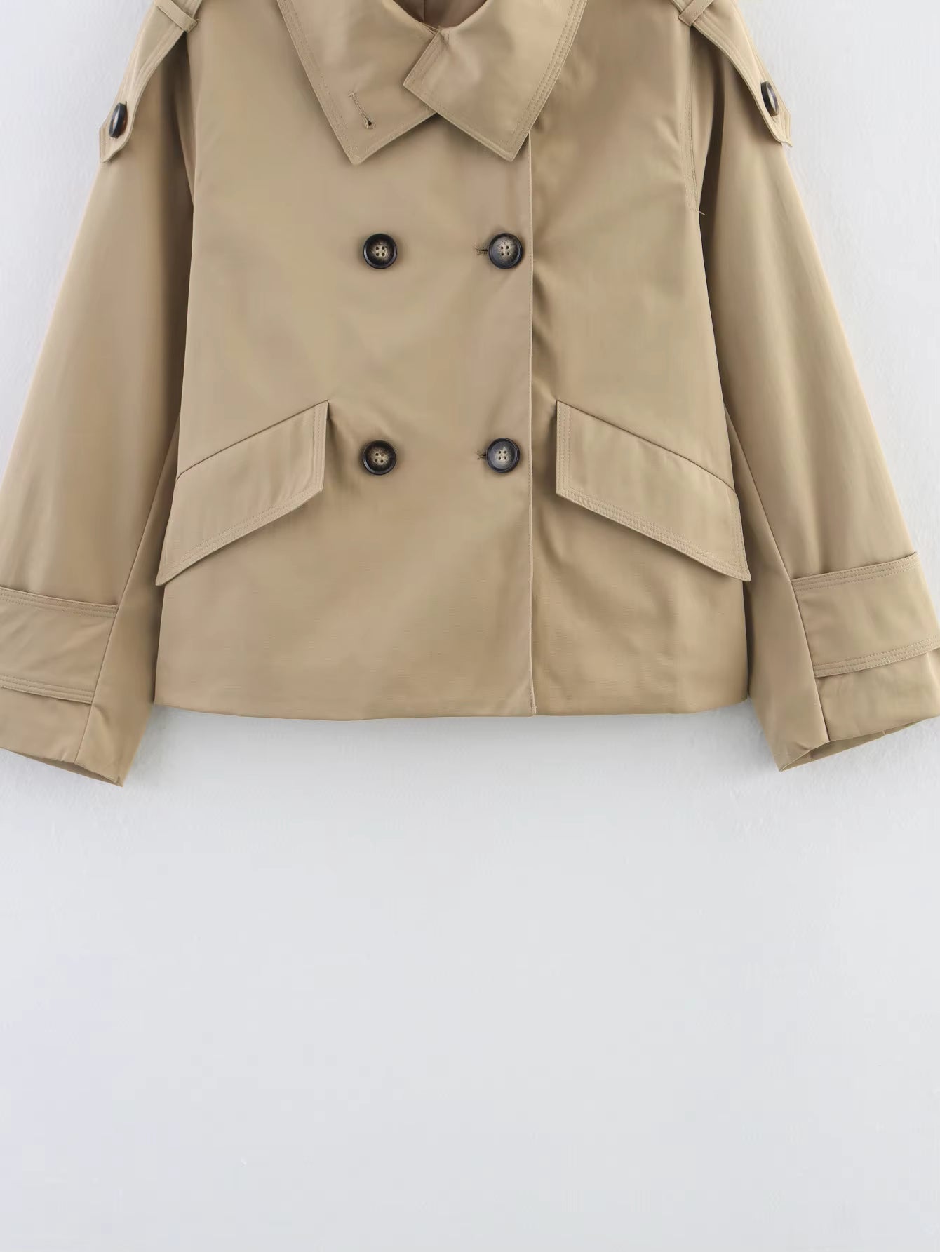 Audrey Beige dobbeltspent trenchcoat