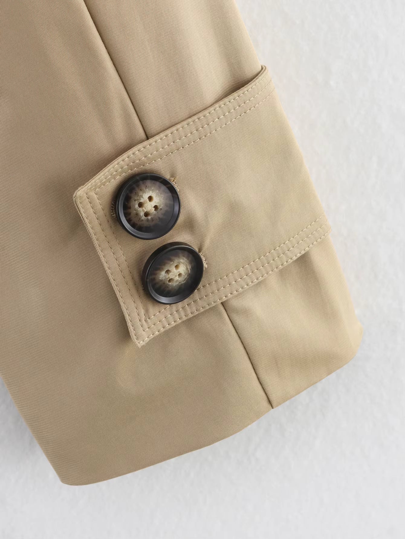 Audrey Beige dobbeltspent trenchcoat