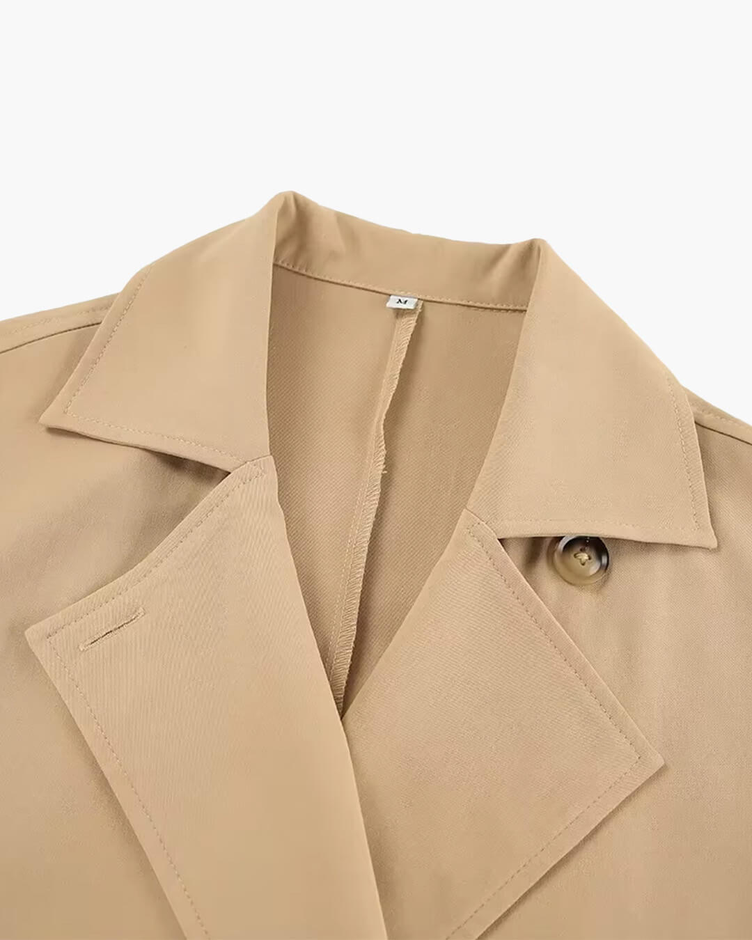 Evelyn klassisk dobbeltspent trenchcoat