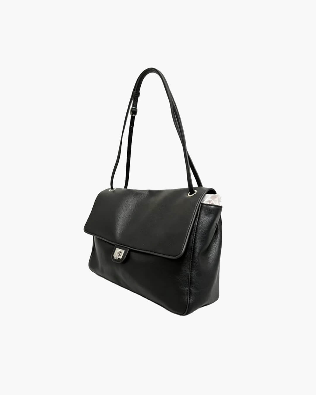 Ava Maxi Flap Skinn Skulderveske