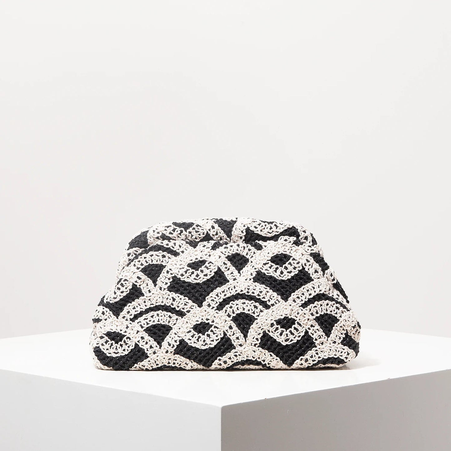 Iris blomstrete boho-clutch