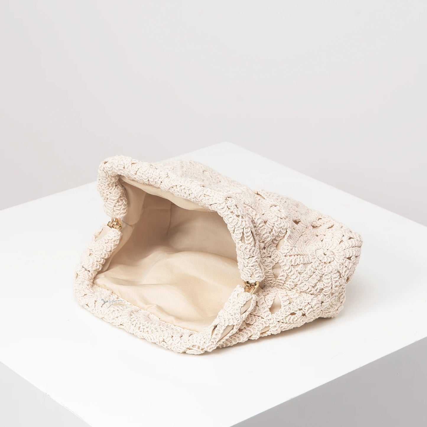 Iris blomstrete boho-clutch