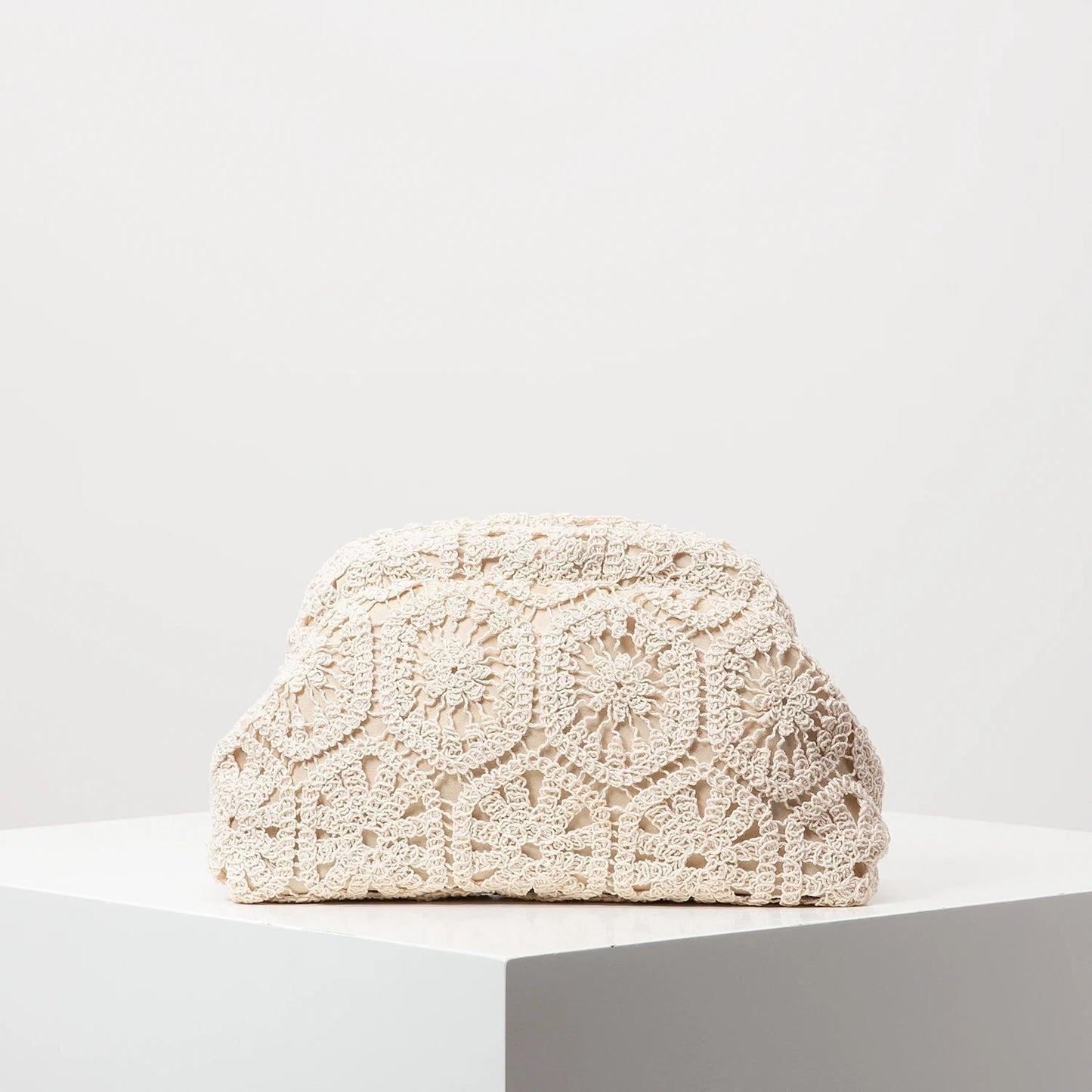 Iris blomstrete boho-clutch