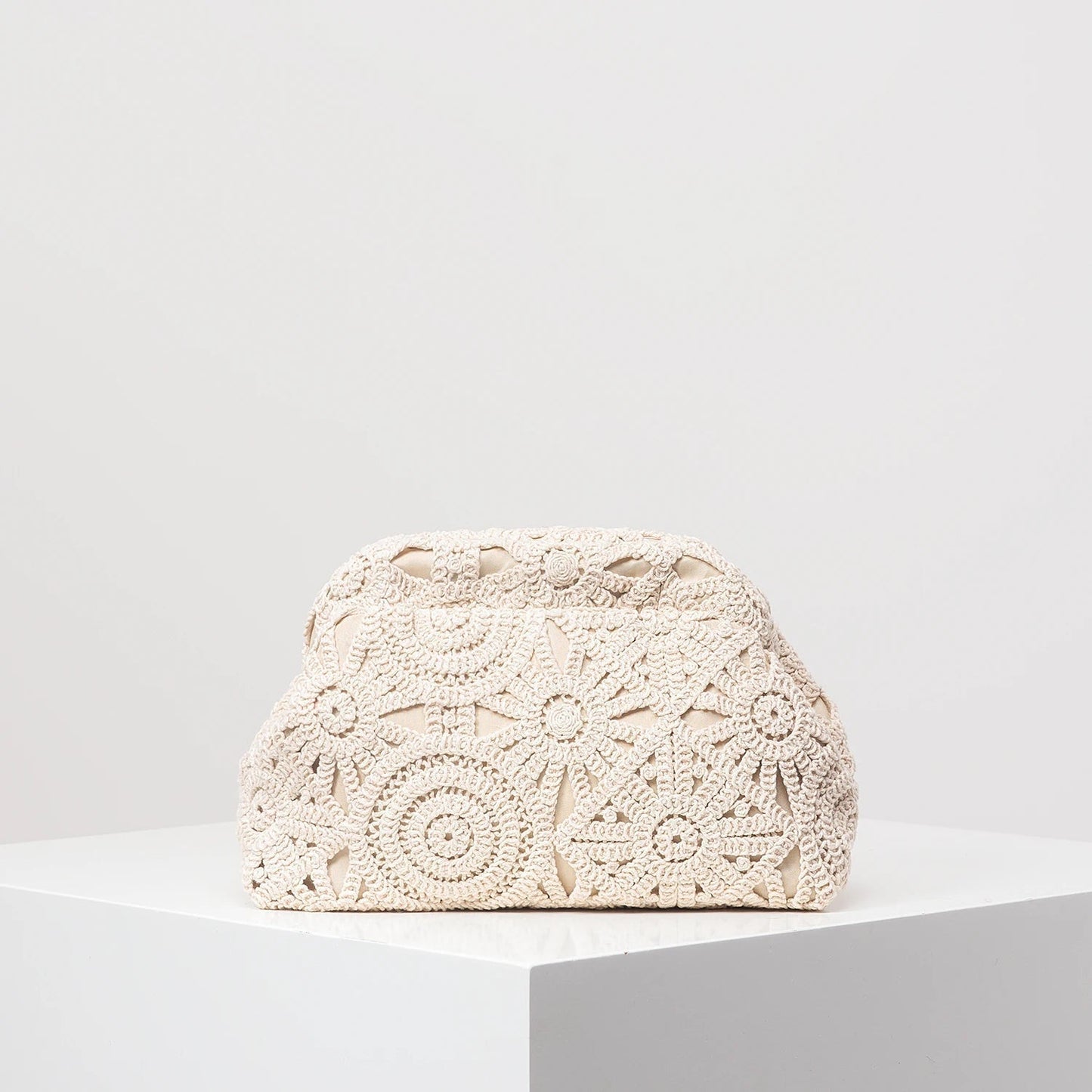 Iris blomstrete boho-clutch