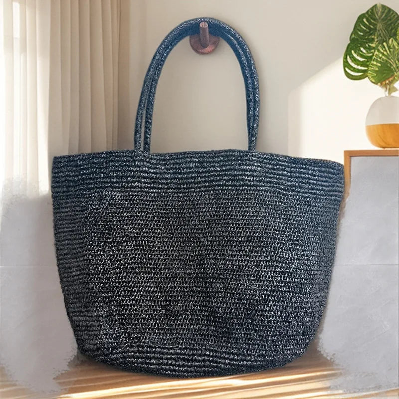 Vivienne håndvevd rotting-tote