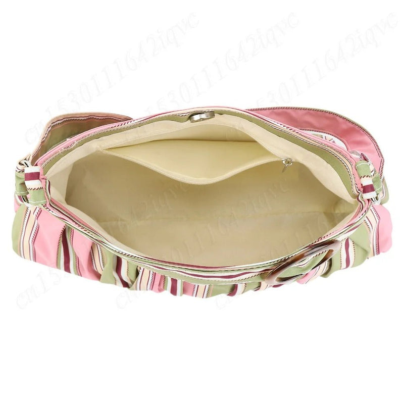 Maria Striped Shoulder Bag