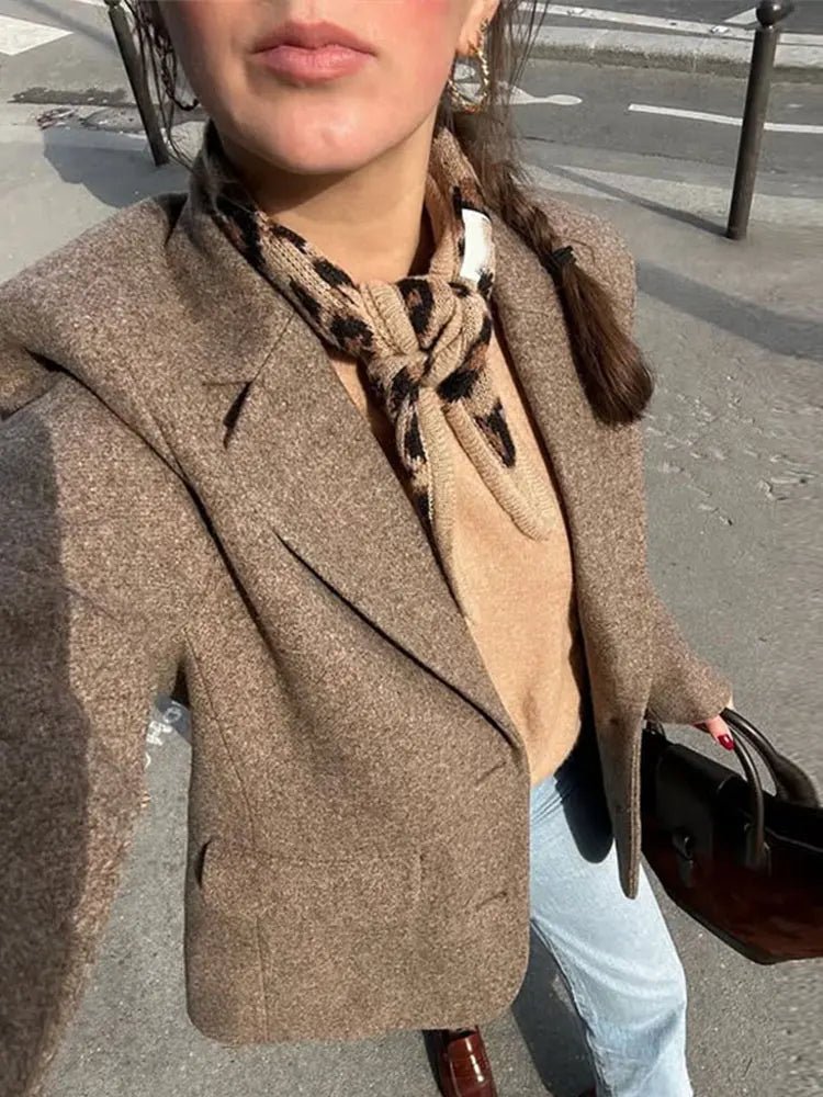 Alicia skreddersydd blazer med dusker