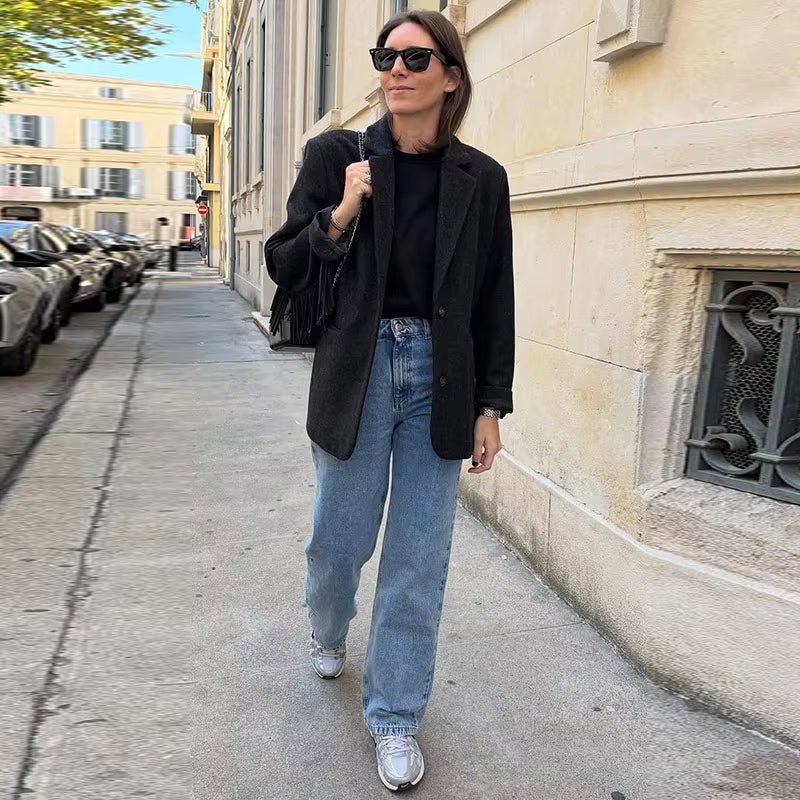 Alicia skreddersydd blazer med dusker