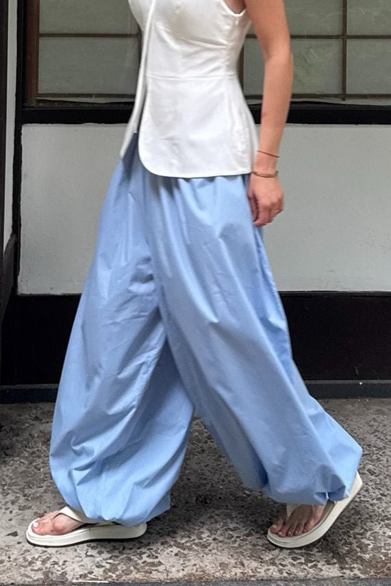 Fenella baggybukse med elastisk midje