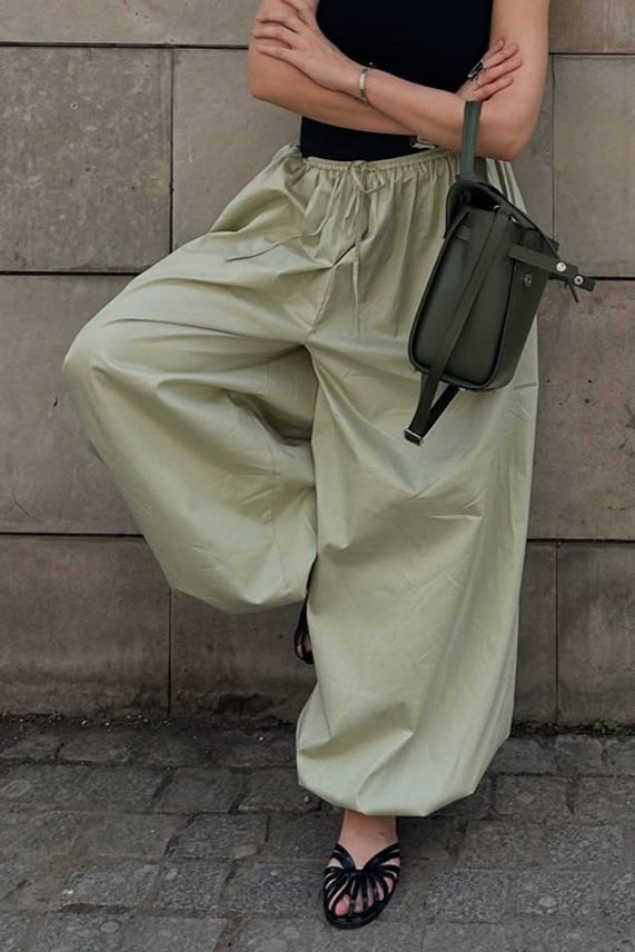 Fenella baggybukse med elastisk midje