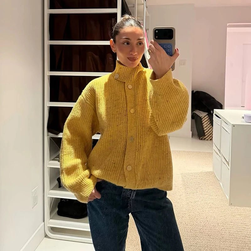 Gloria oversized strikket cardigan