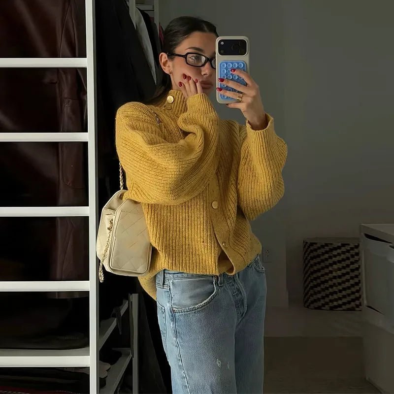 Gloria oversized strikket cardigan