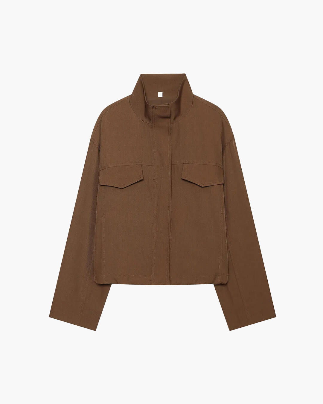 Amelie Brown Zip Jacket