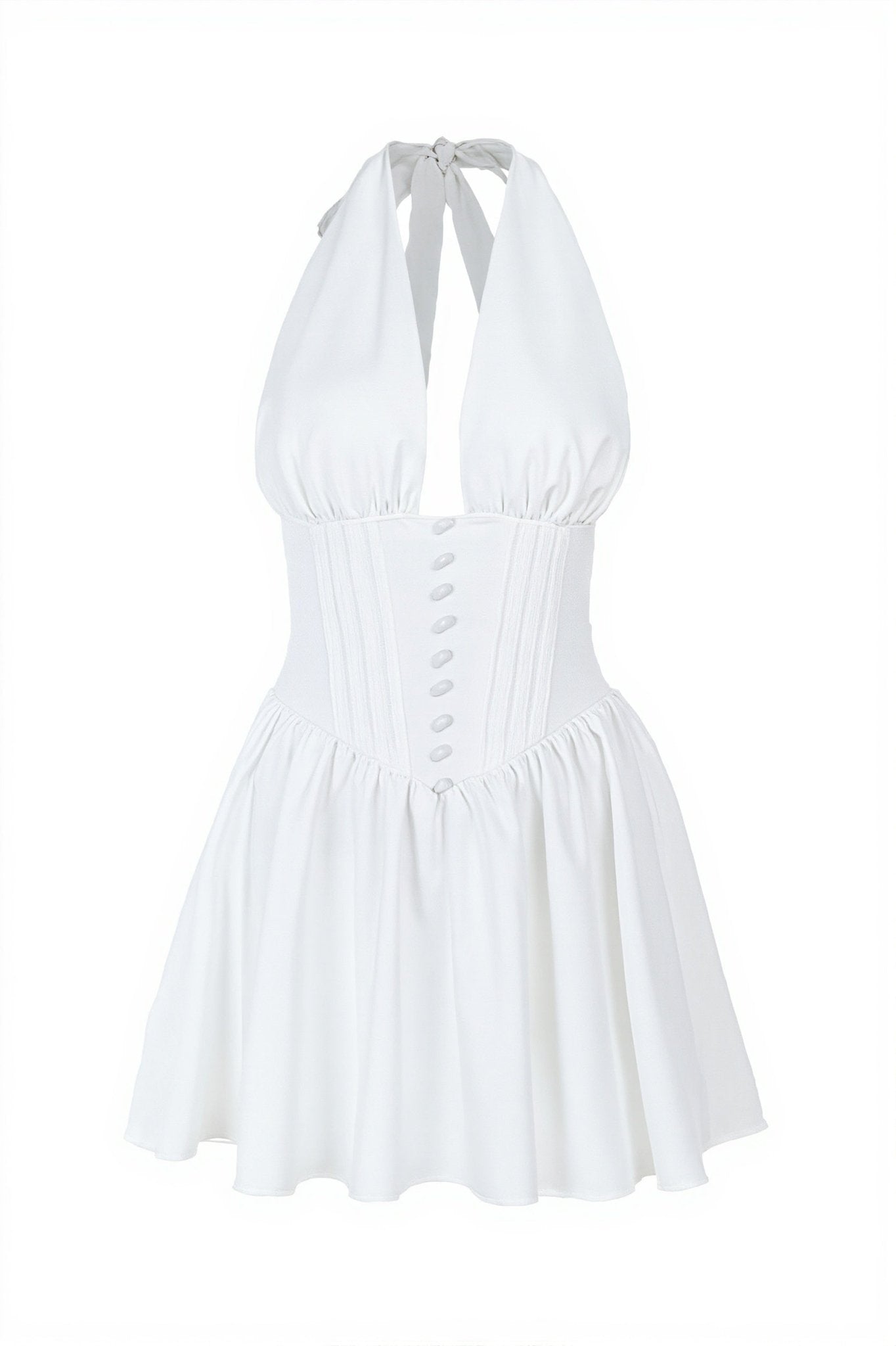 Laura halterneck bodycon minikjole
