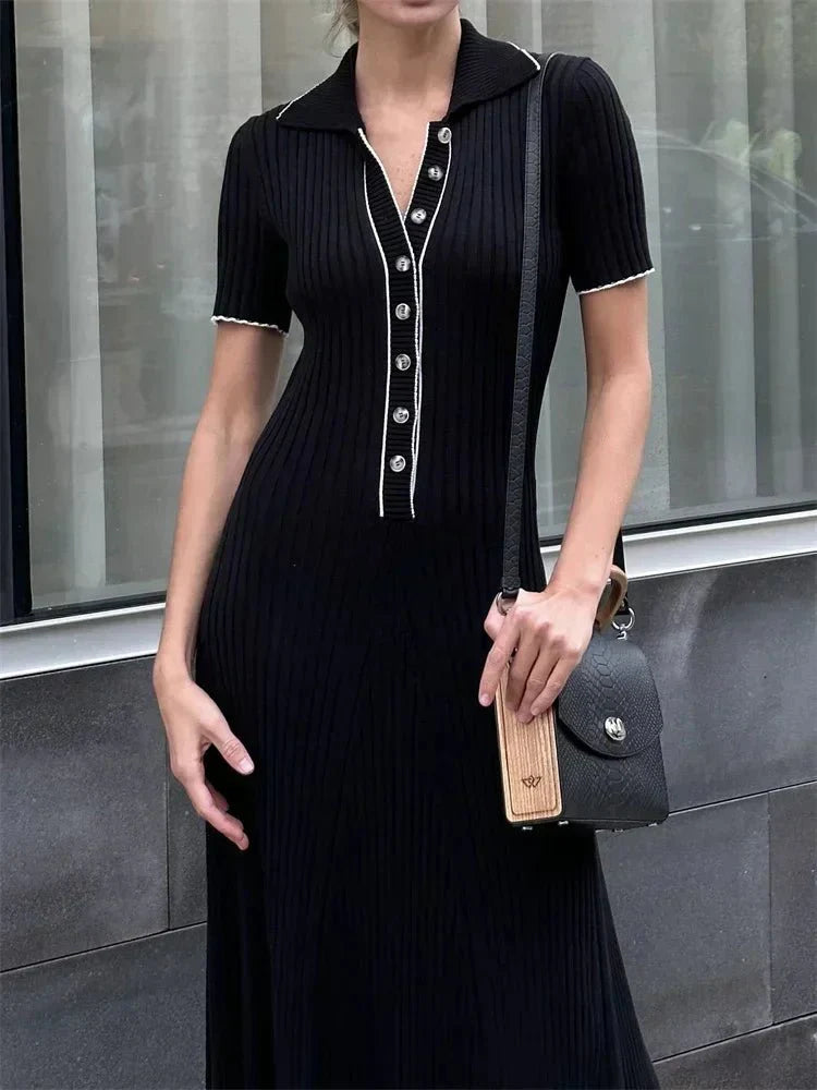 Sienna Tricot Strikkekjole