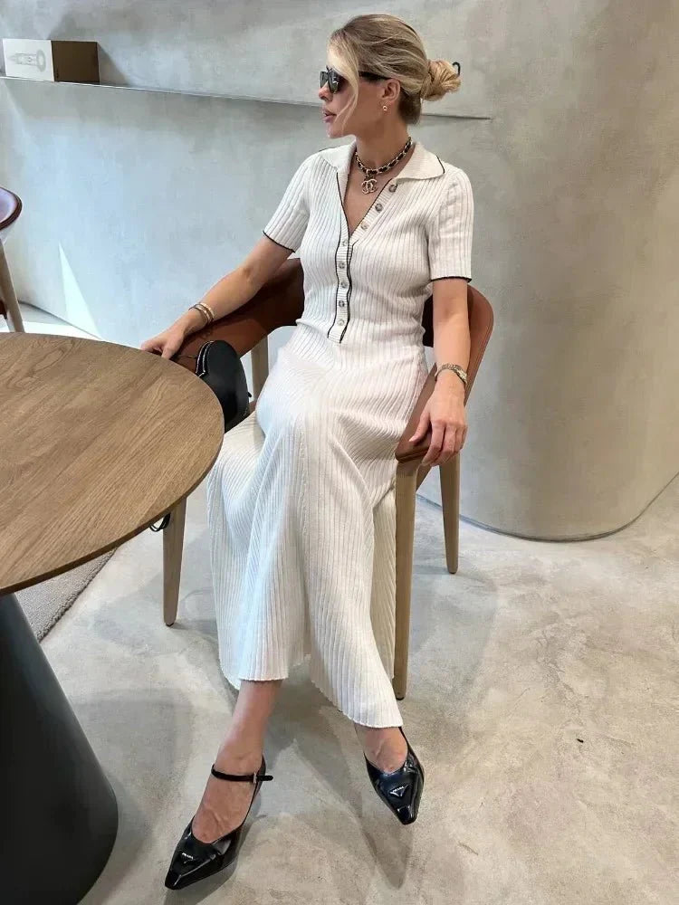 Sienna Tricot Strikkekjole