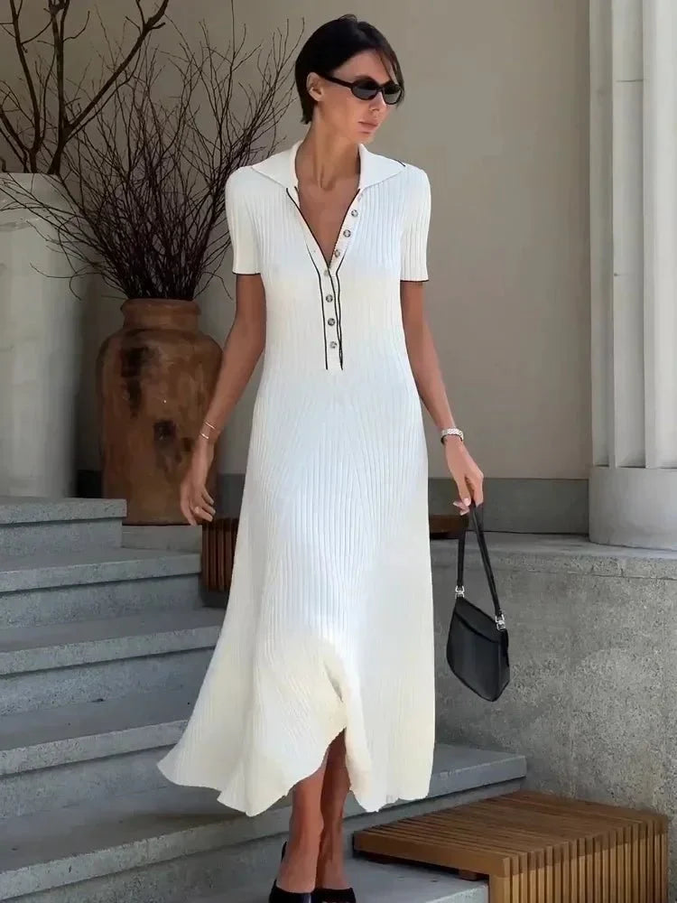 Sienna Tricot Strikkekjole