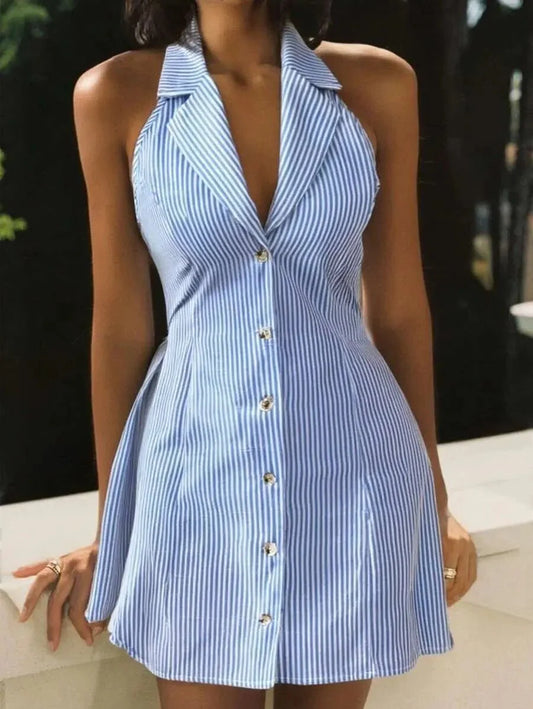 Chrissy Butterfly Knot minikjole