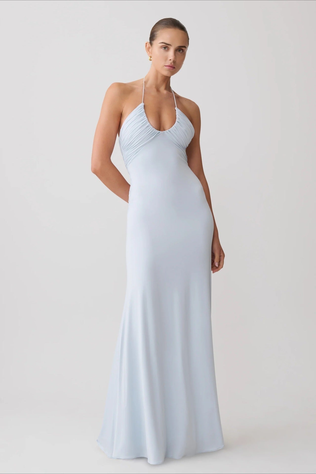 Effie Halter Mermaid Maxi Dress