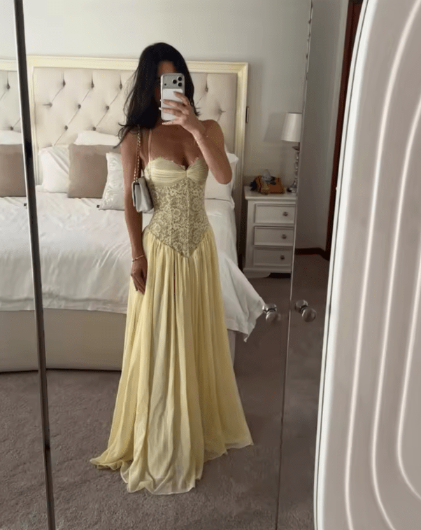 Erica Halter Corset Maxi Dress