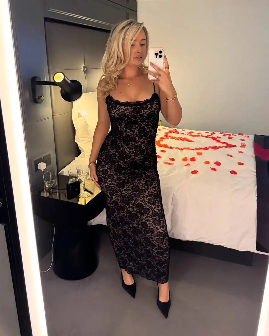 Margot off-shoulder blonde maxikjole