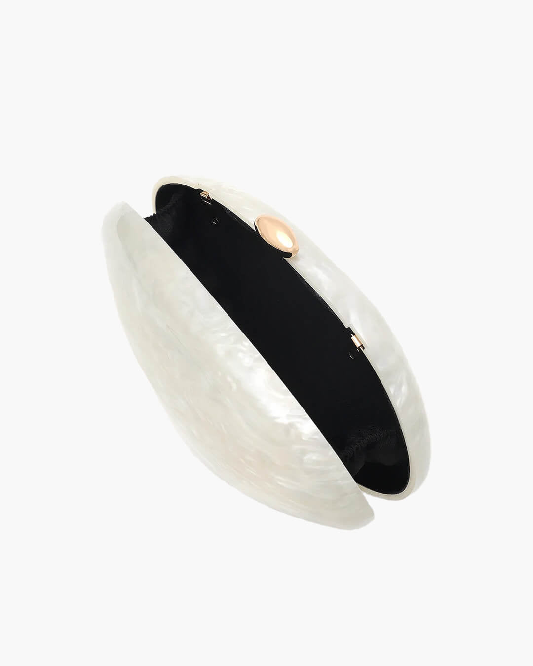 Sophia skjellformet akrylclutch