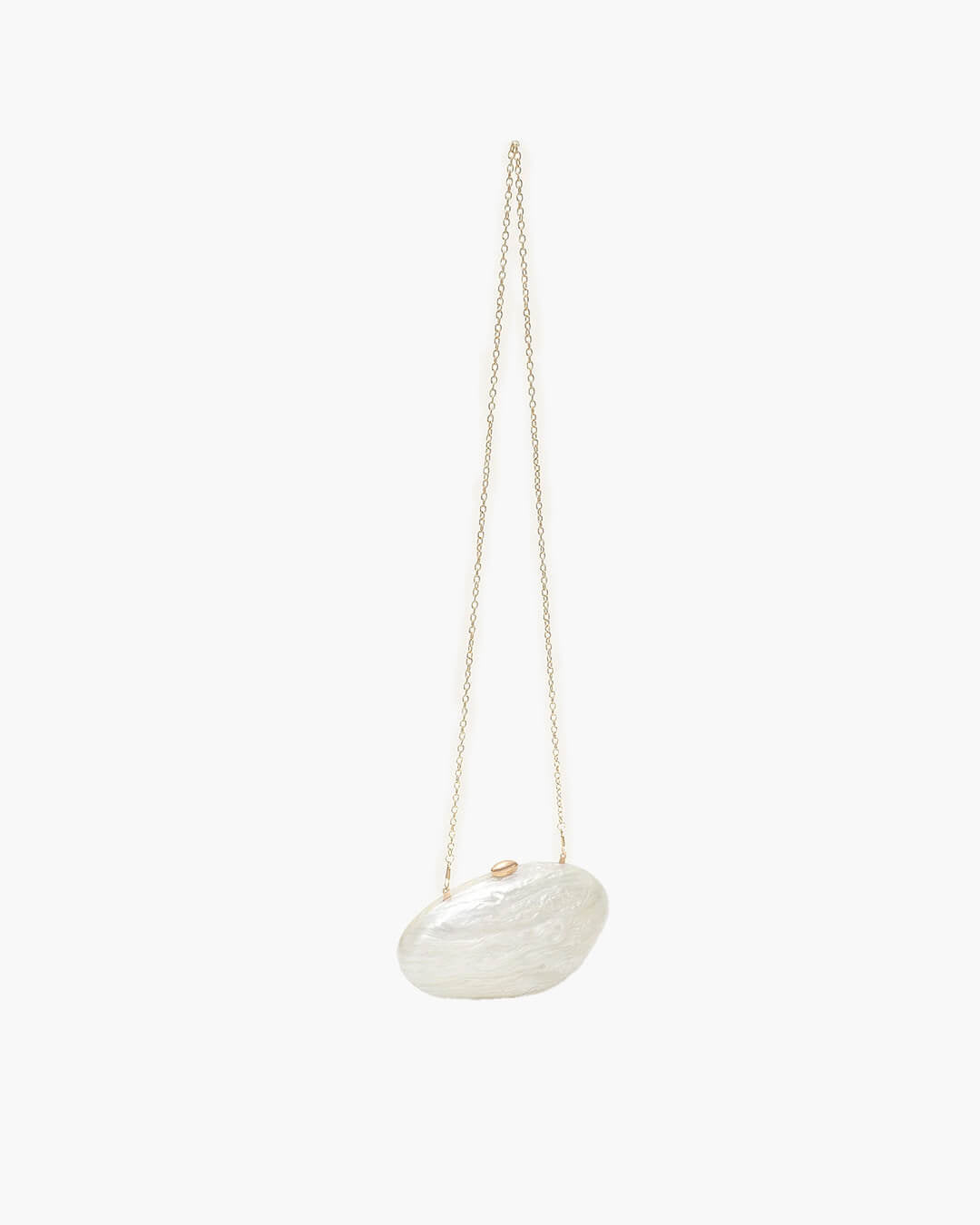 Sophia skjellformet akrylclutch