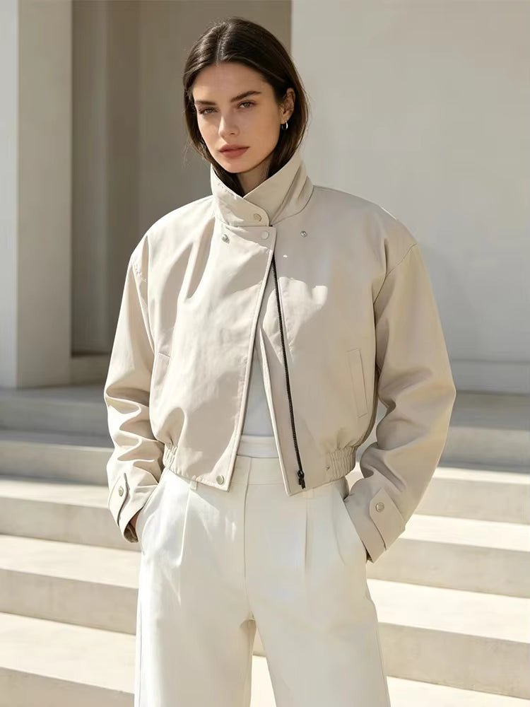 Helena Cropped Bomberjakke