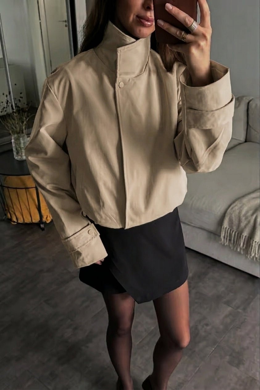 Helena Cropped Bomberjakke