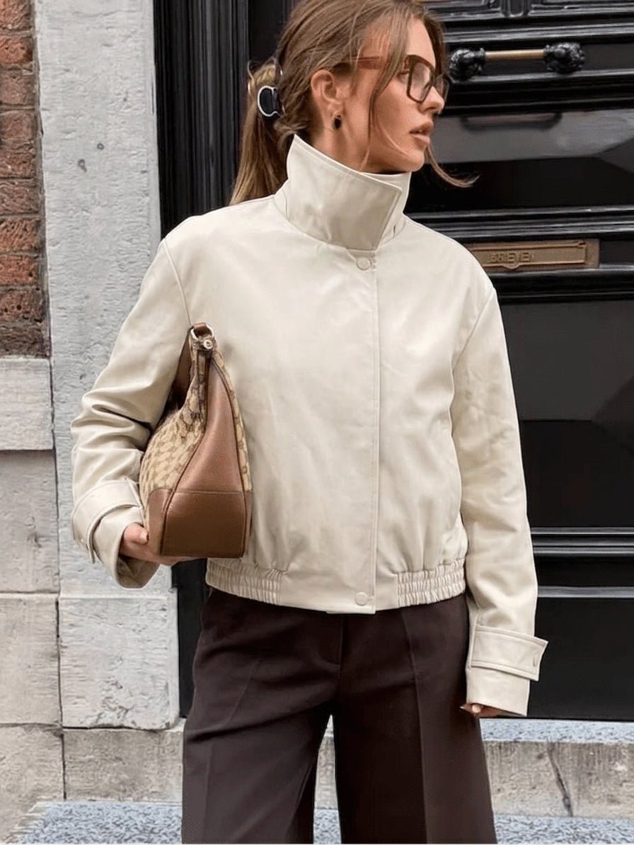 Helena Cropped Bomberjakke