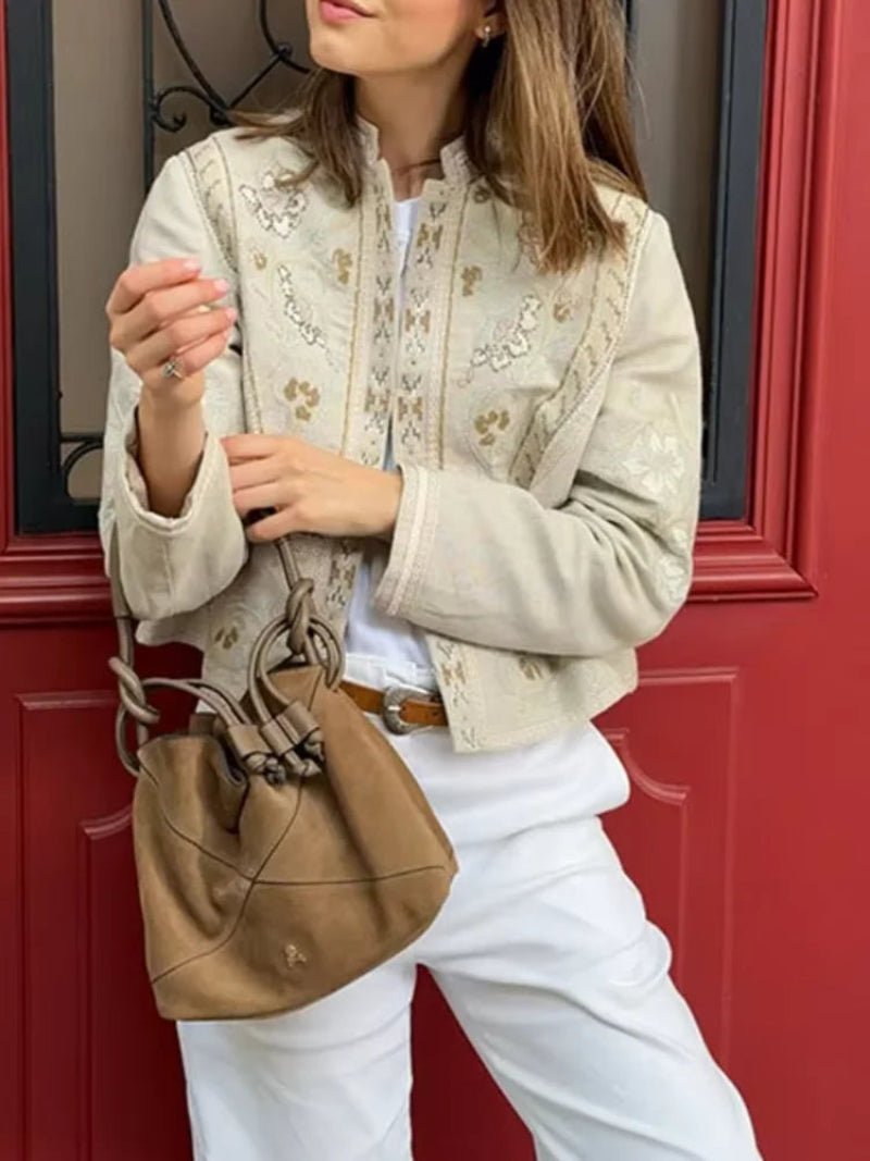 Jenny Floral Cropped Jacket