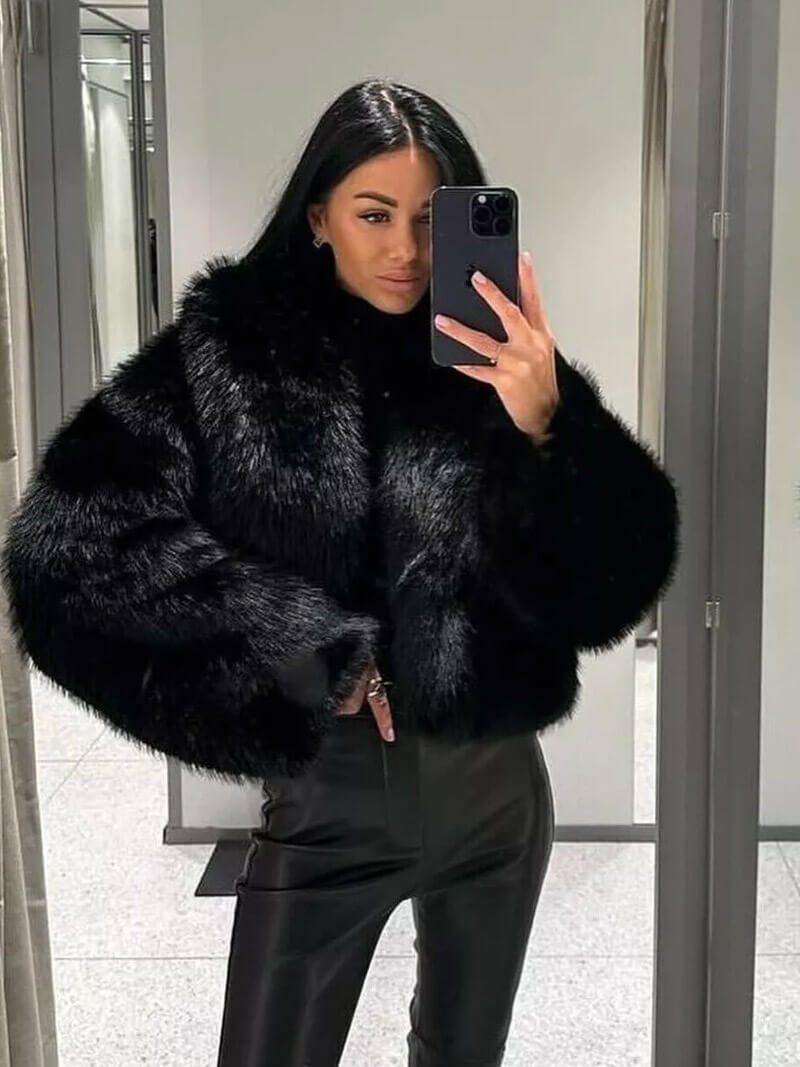 Tessa fuskepelsjakke