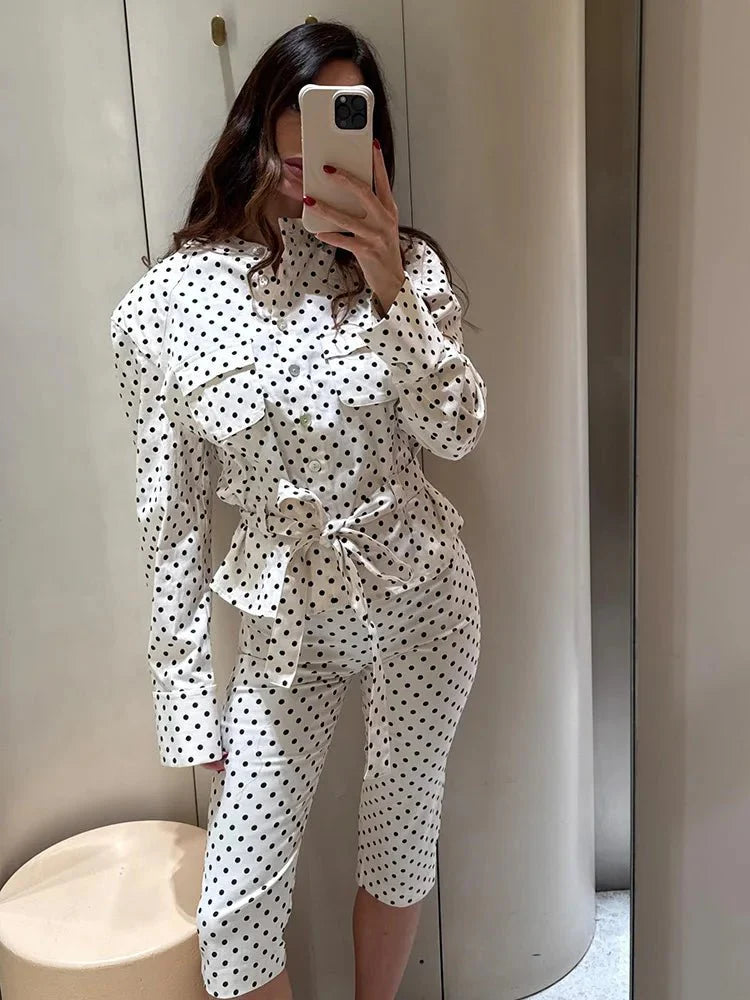 Marianne Prikkete Capri-sett