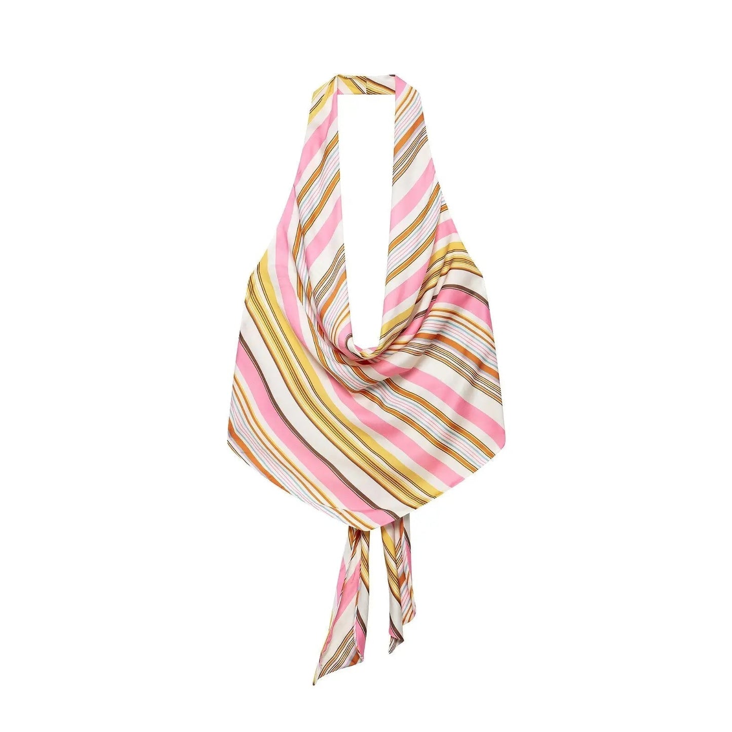 Marlowe bohemisk stripet sateng todelt sett