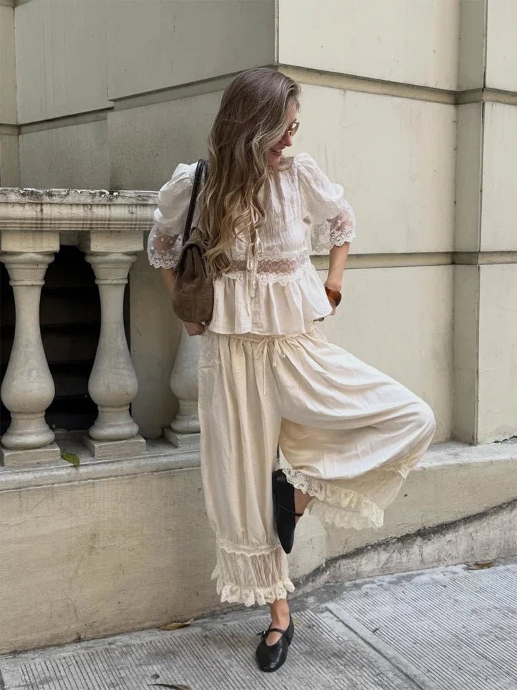Natasha blonde lanterne dress