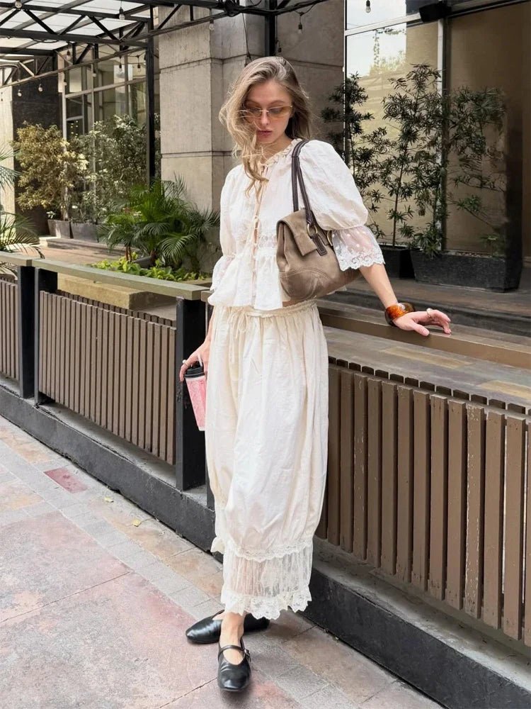 Natasha blonde lanterne dress