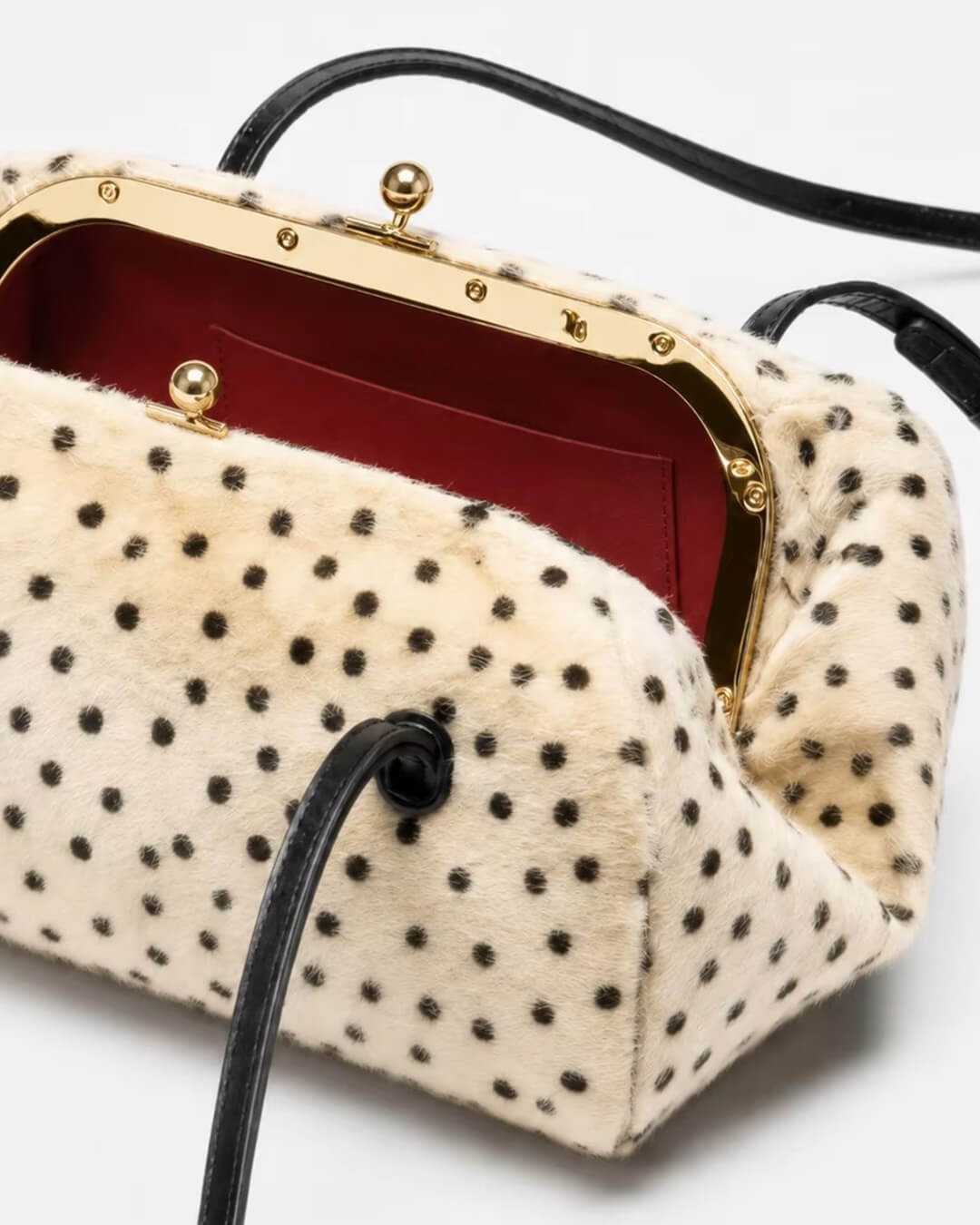 Layla Cheetah Faux Fur Shoulder Bag