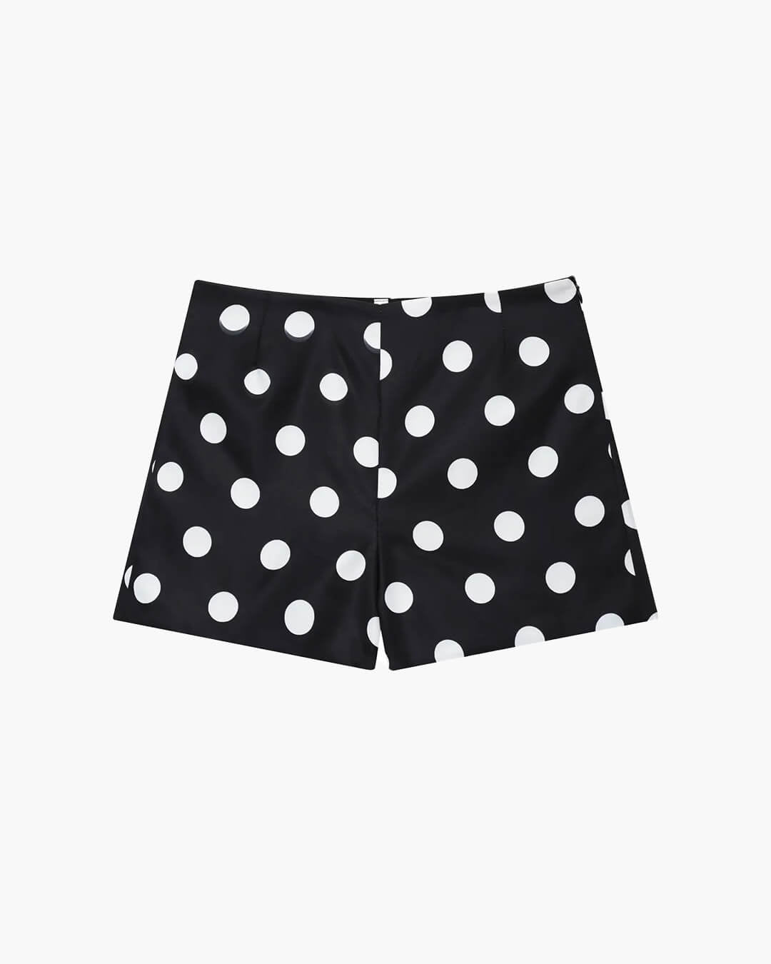 Marjorie minishorts med høy midje og prikker