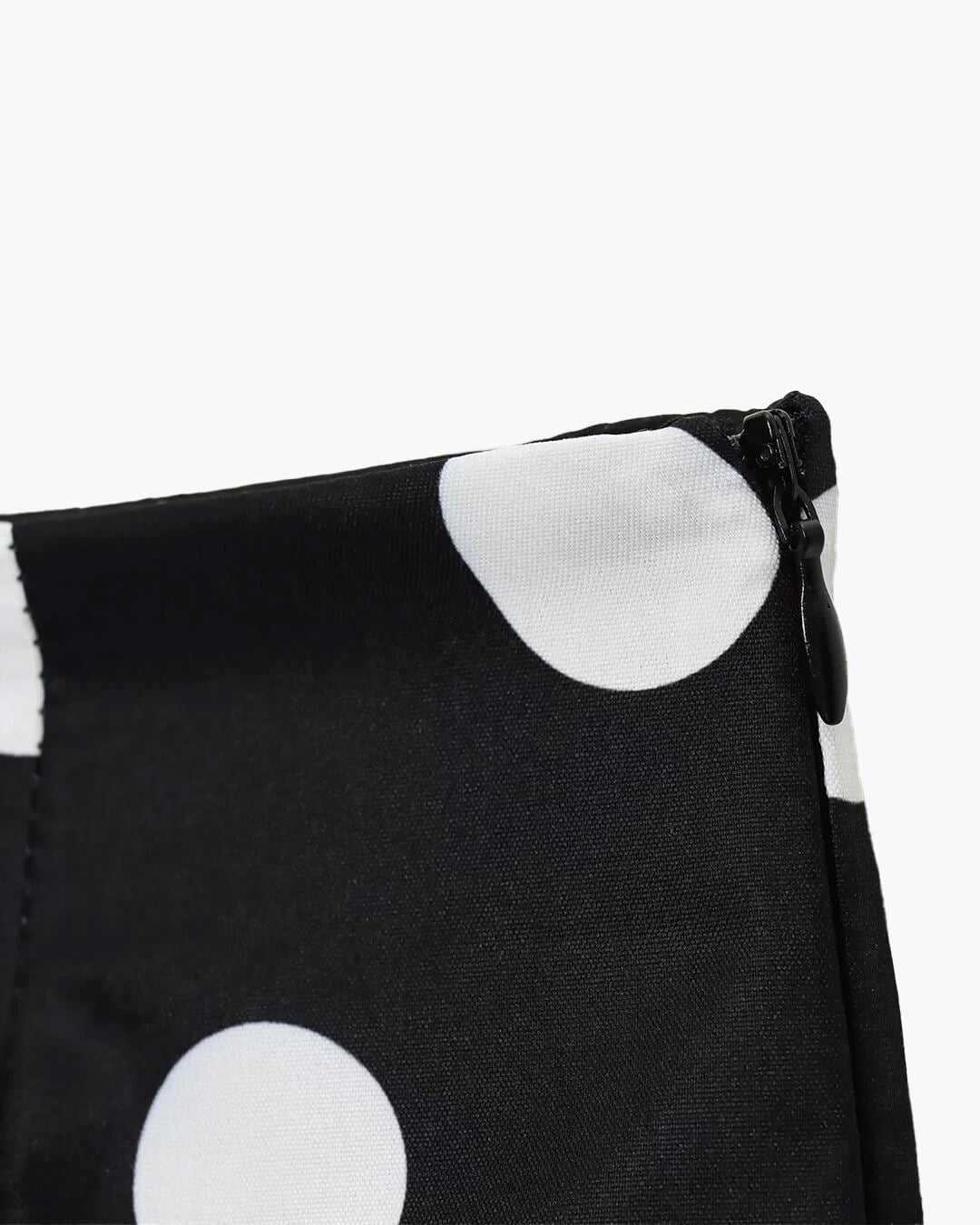 Marjorie minishorts med høy midje og prikker