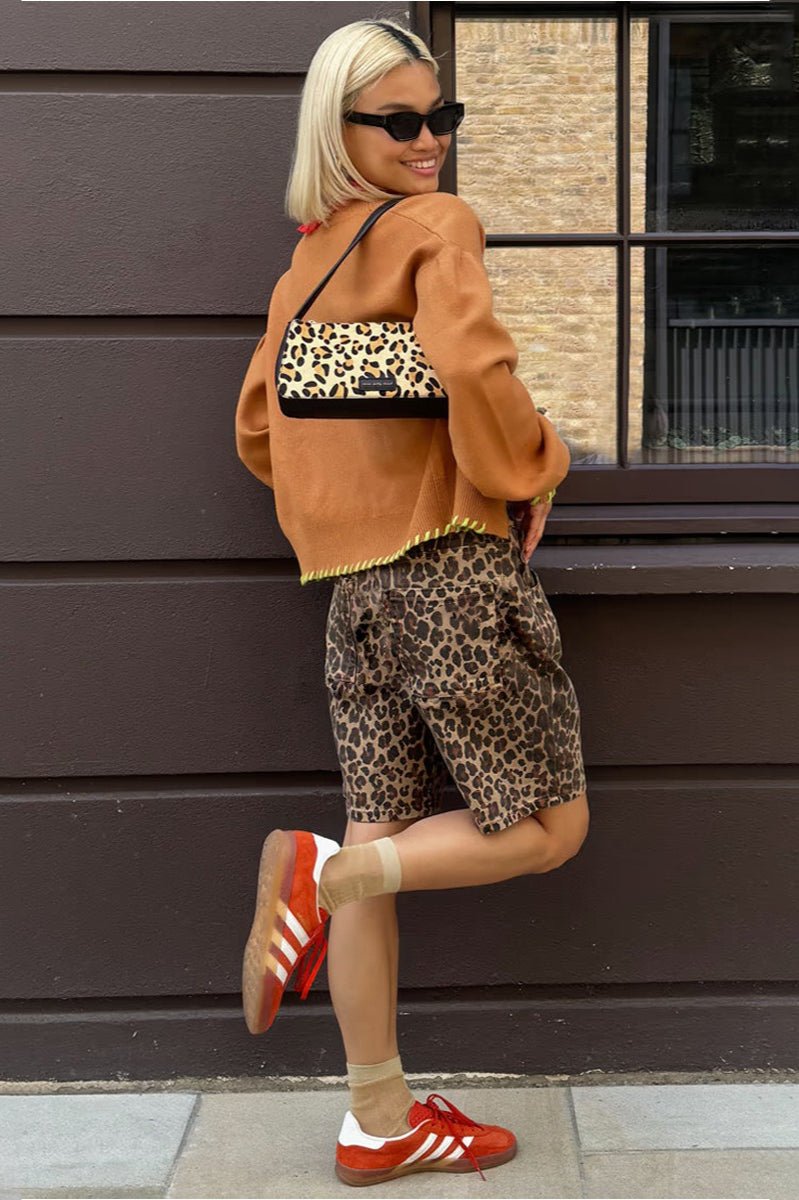 Carla leopardmønstrede shorts