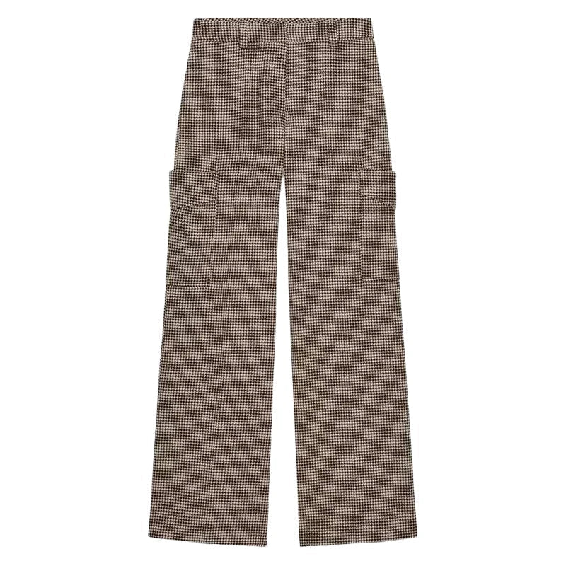 Lily Houndstooth Vattert Blazersett